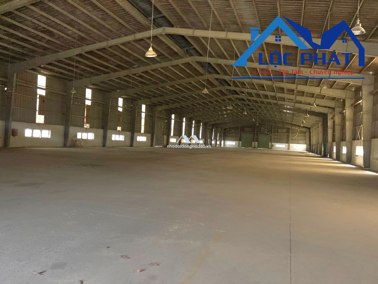 Cho thuê xưởng 13500m2 P Phước Tân, Biên Hòa, Đồng Nai giá rẻ 240tr