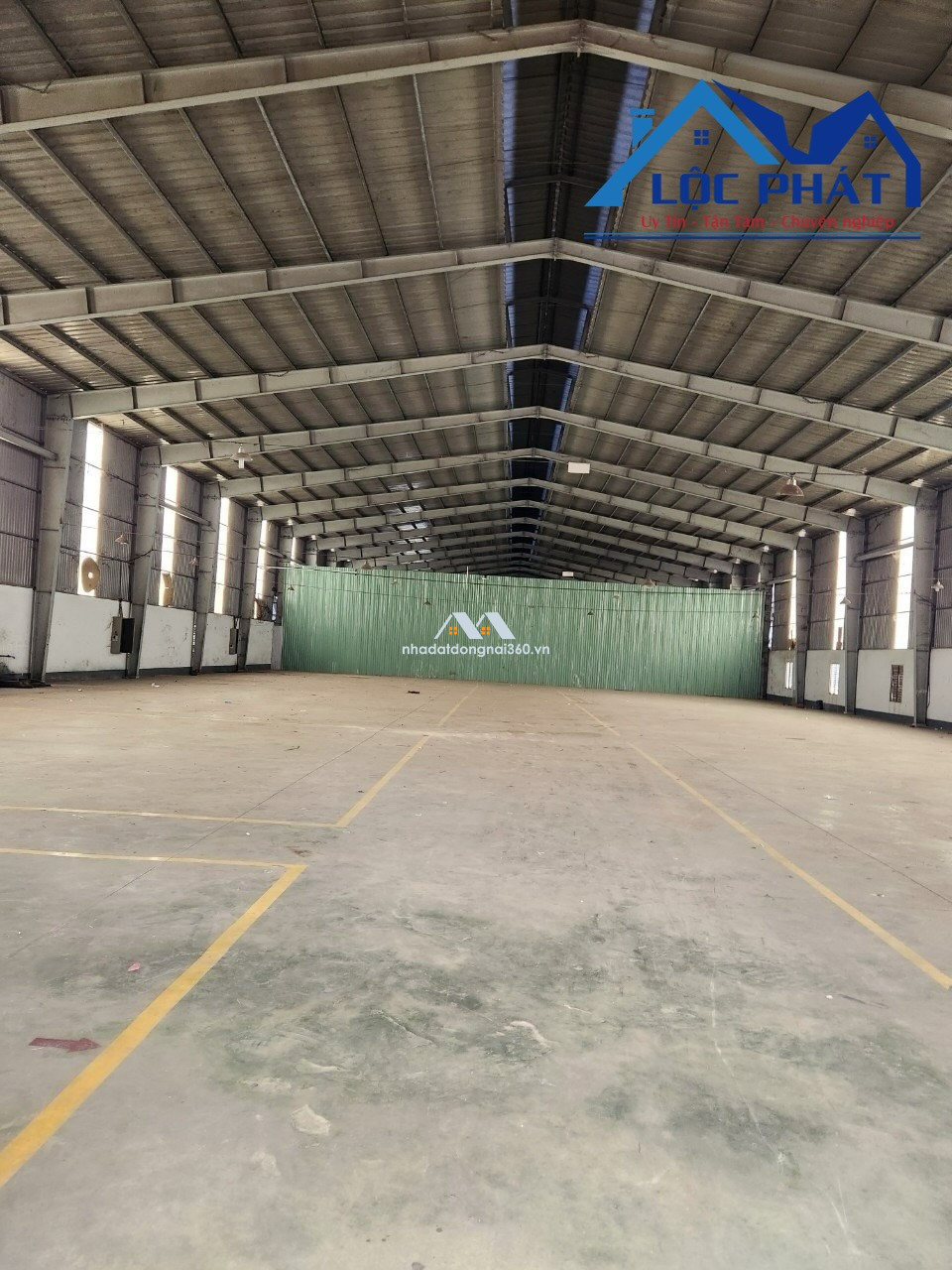 Cho thuê xưởng 2500m2 60tr P Phước Tân, TP Biên Hoà, Đồng Nai