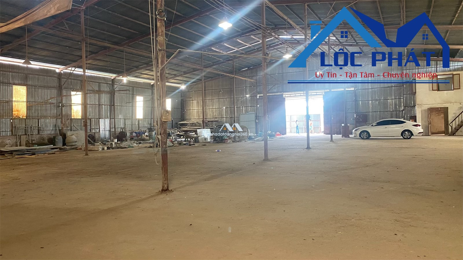 Cho thuê xưởng 1.500m2 p Long Bình, Tp Biên Hoà, Đồng Nai  Giá 30tr/tháng