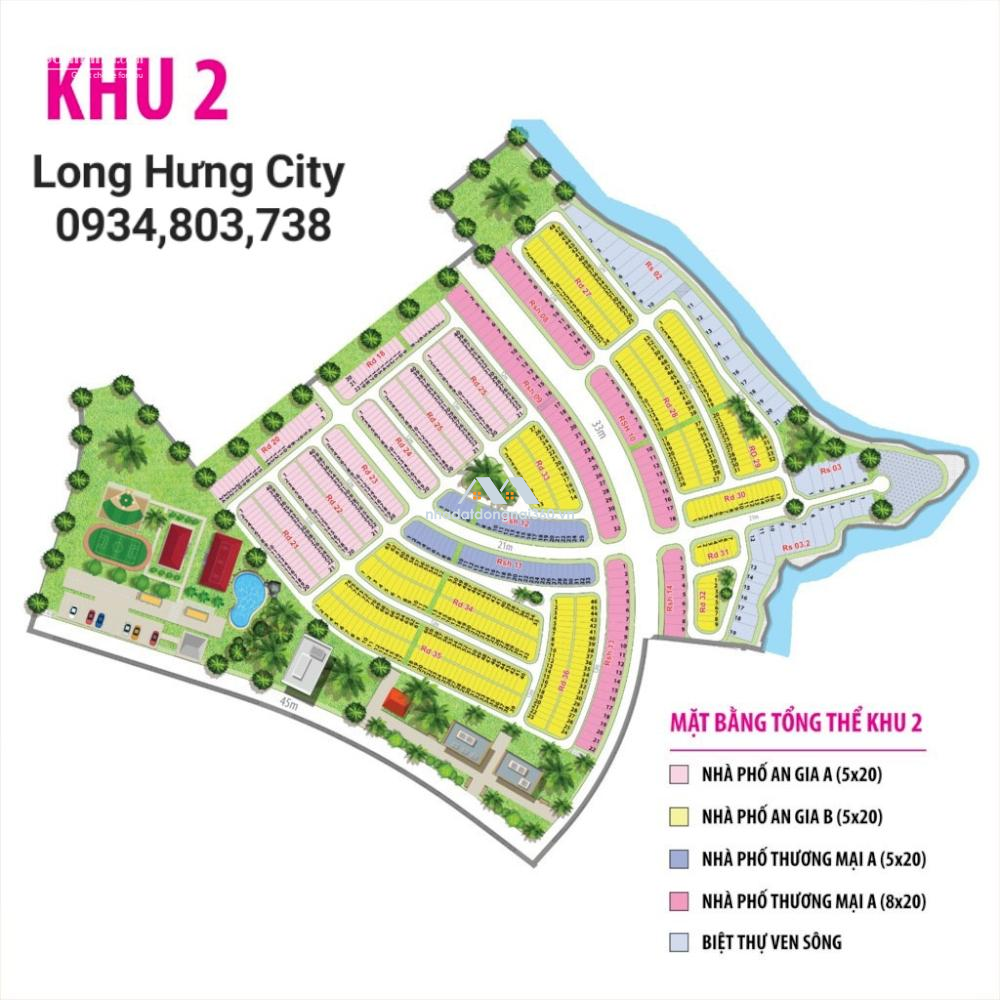 Bán Đất Nền khu đô thi Long Hưng