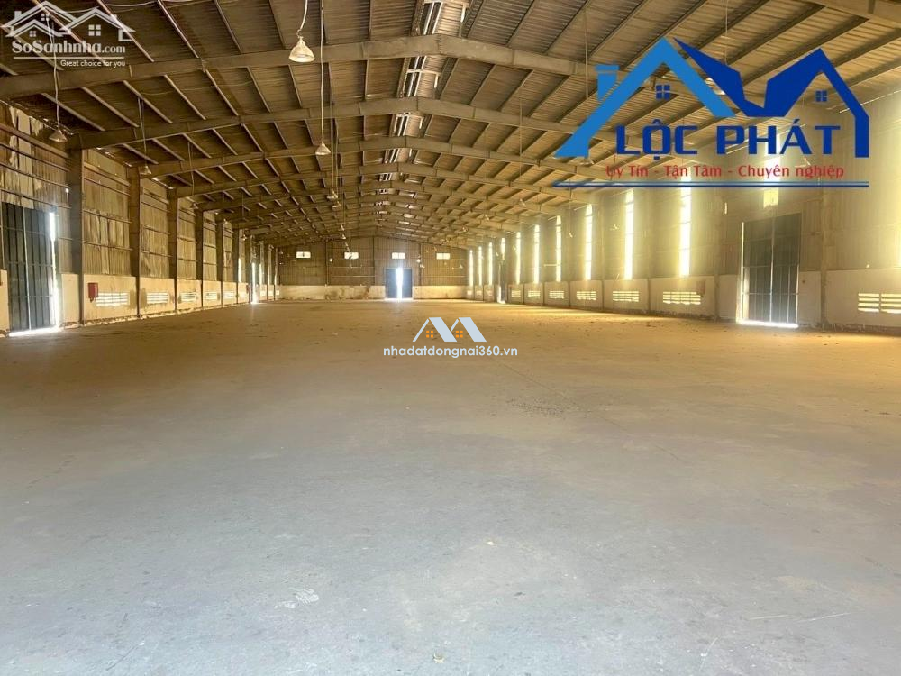 Cho thuê xưởng 13.500m2 giá 240 triệu -Phước Tân-Biên Hòa-Đồng Nai