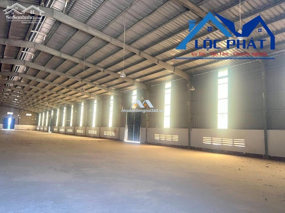 Cho thuê xưởng 13.500m2 giá 240 triệu -Phước Tân-Biên Hòa-Đồng Nai