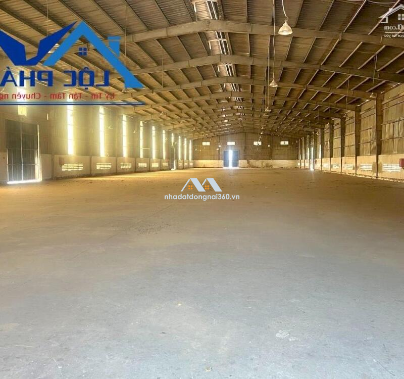 Cho thuê xưởng 13.500m2 giá 240 triệu -Phước Tân-Biên Hòa-Đồng Nai