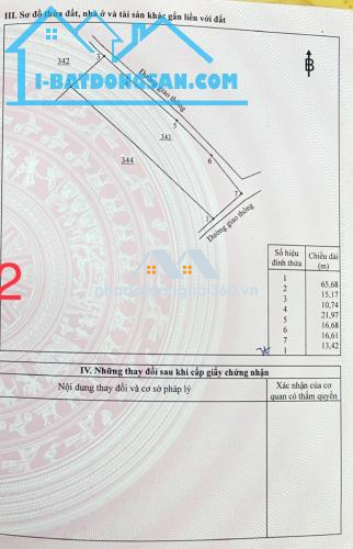 Vườn bưởi 1008m2, lô góc 2 mặt tiền, đường bê tông, sổ hồng riêng.