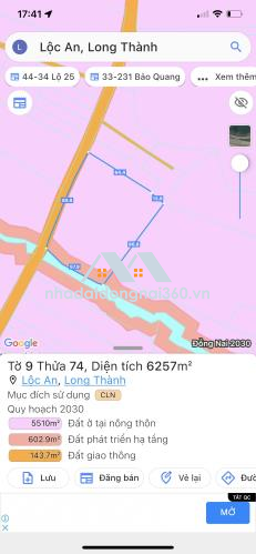 Bán đất Lộc An Long Thành Đồng Nai, giá tốt , đất dẹp, đầu tư sinh lời
