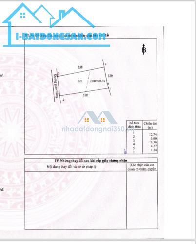 Bán đất đường Đặng Văn Trơn, phường Hiệp Hoà, Biên Hoà 1,38tỷ