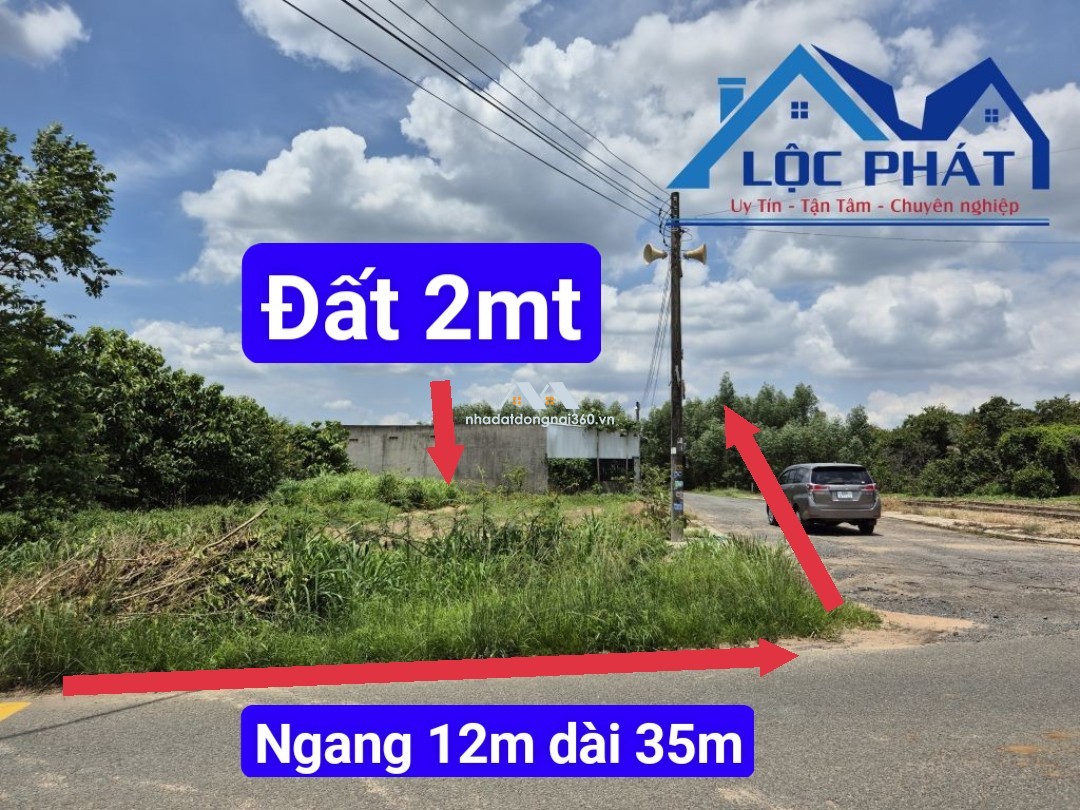 Bán đất thổ cư 2 mặt tiền đường 412m2 tại xã An Viễn H. Trảng Bom Đồng Nai chỉ 4,7 Tỷ