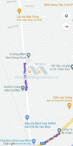 BÁN RẺ ĐẤT BỬU HÒA SỔ HỒNG RIÊNG ĐƯỜNG XE TẢI CHẠY