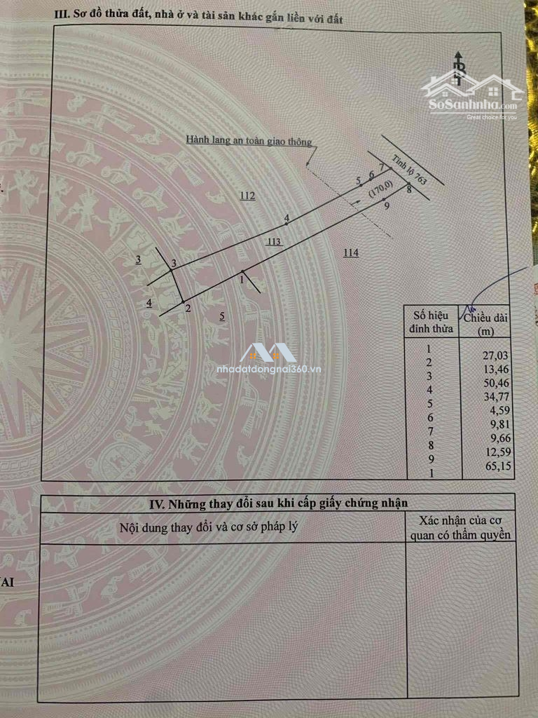 Bán Lô Đất Chính Chủ Mặt Tiền Đường Tl763