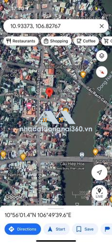 Bán lô đất Đỗ Văn Thi, phường Hiệp Hoà, Biên Hoà Giá 3,9tỷ