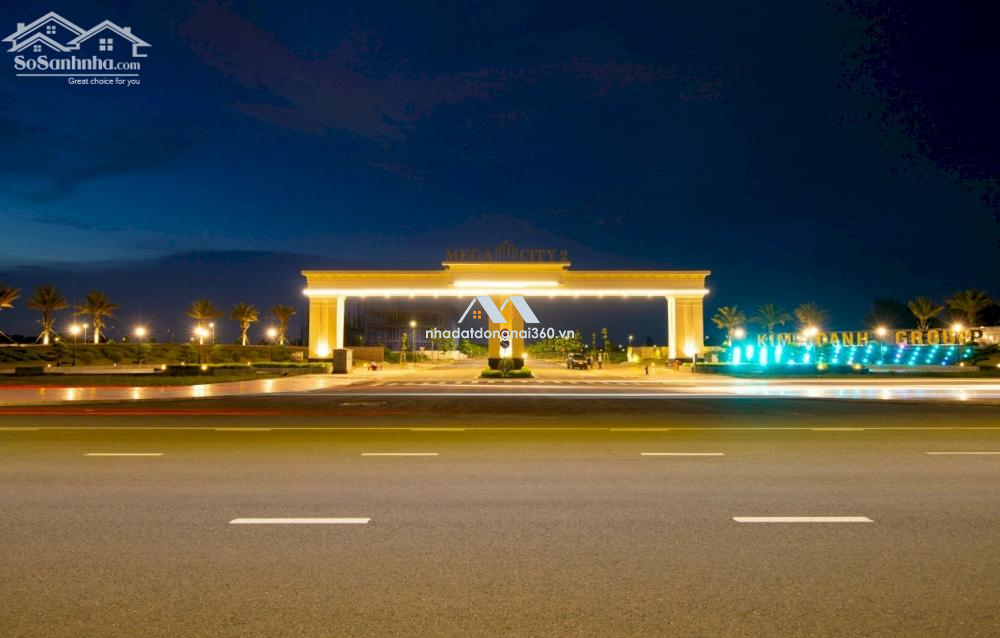 Xem ngay lô đất nền đầu tư Mega City 2, mặt tiền đường Nguyễn Ái Quốc rộng 100m đã hiện hữu