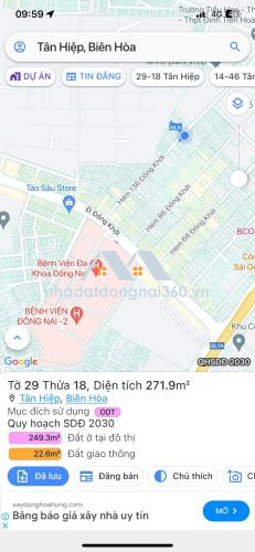 Bán nhà 1 Trệt 1 lầu MT kinh doanh 272m2 (P. Tân Hiệp) chỉ 7,6 tỉ