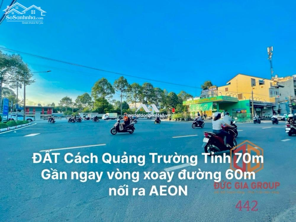 Bán đất 2 mặt tiền đường Phạm Văn Thuận sổ hồng riêng 284m2 giá tốt chỉ 105 triệu/m2