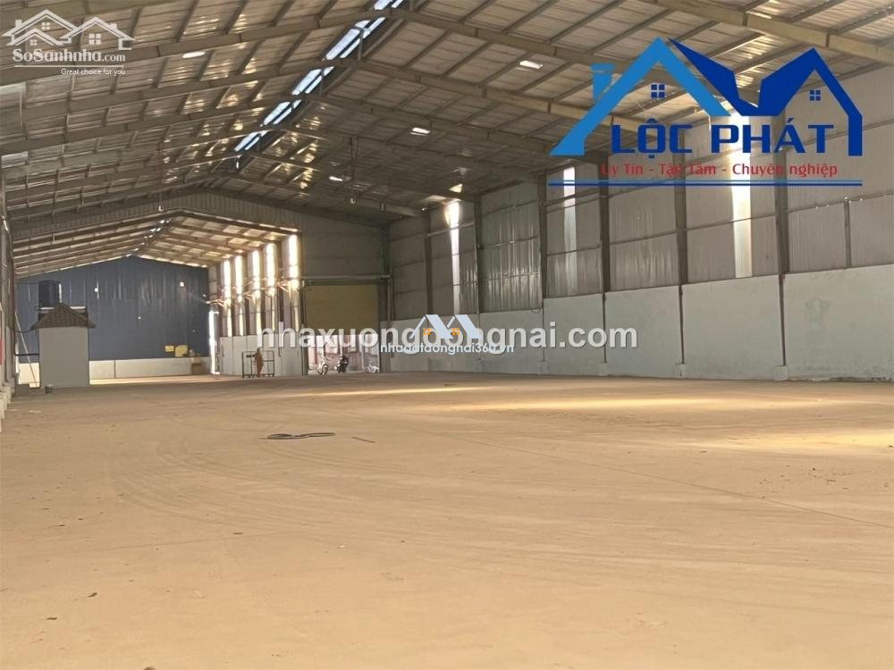 Cho thuê nhà xưởng 2000m2 Trảng Dài Biên Hòa Đồng Nai chỉ 90 triệu