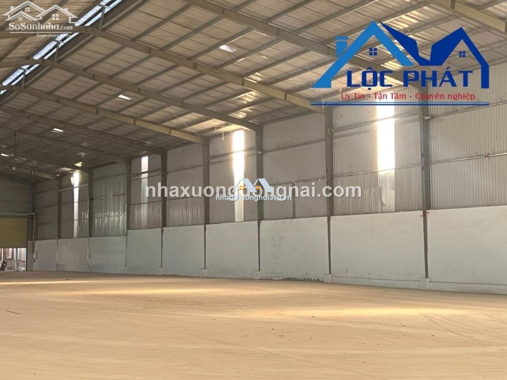 Cho thuê nhà xưởng 2000m2 Trảng Dài Biên Hòa Đồng Nai chỉ 90 triệu