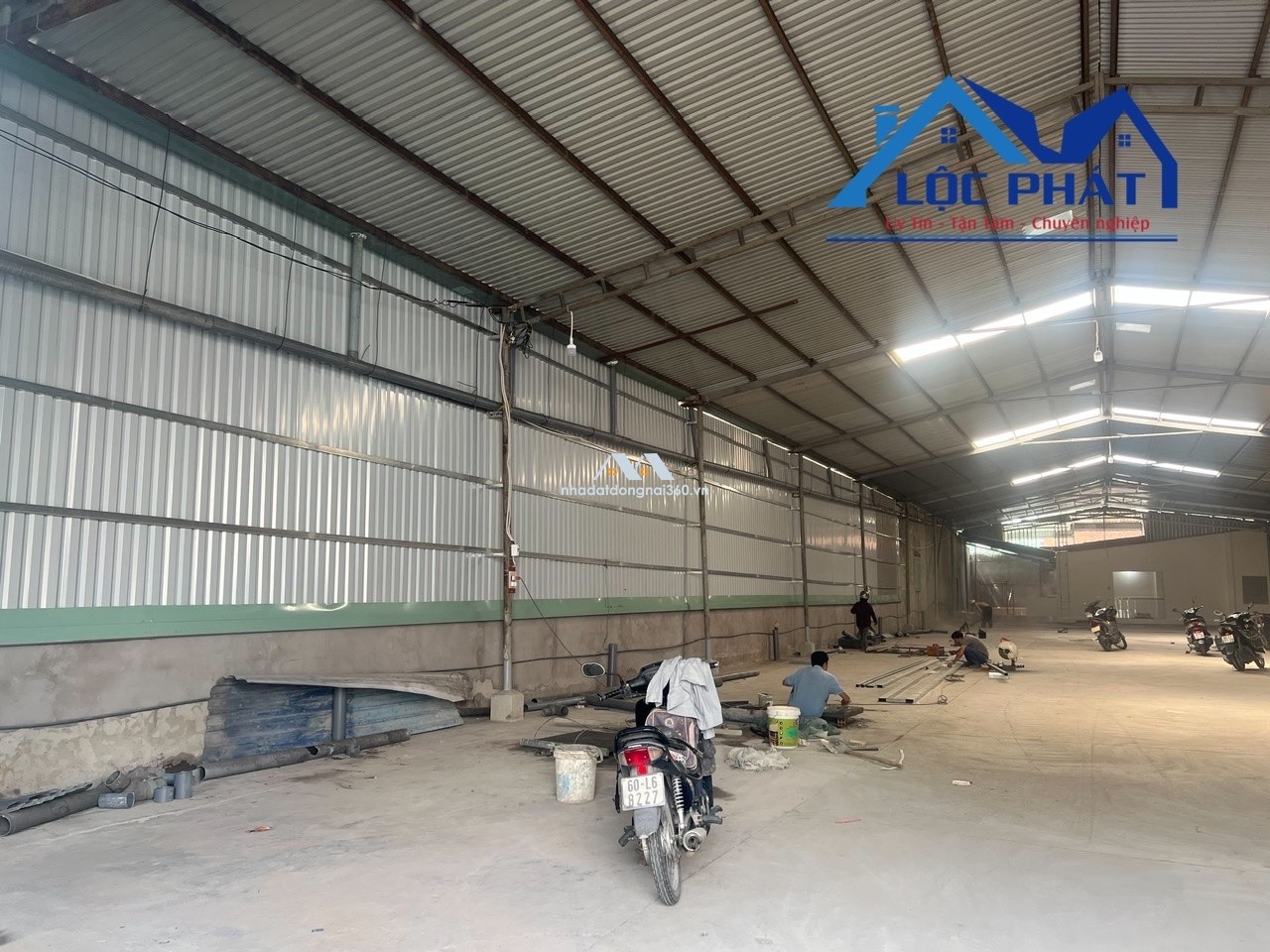 Cho thuê xưởng MT đường 1.500m2 giá 18triệu -Long Đức-Long Thành-Đồng Nai