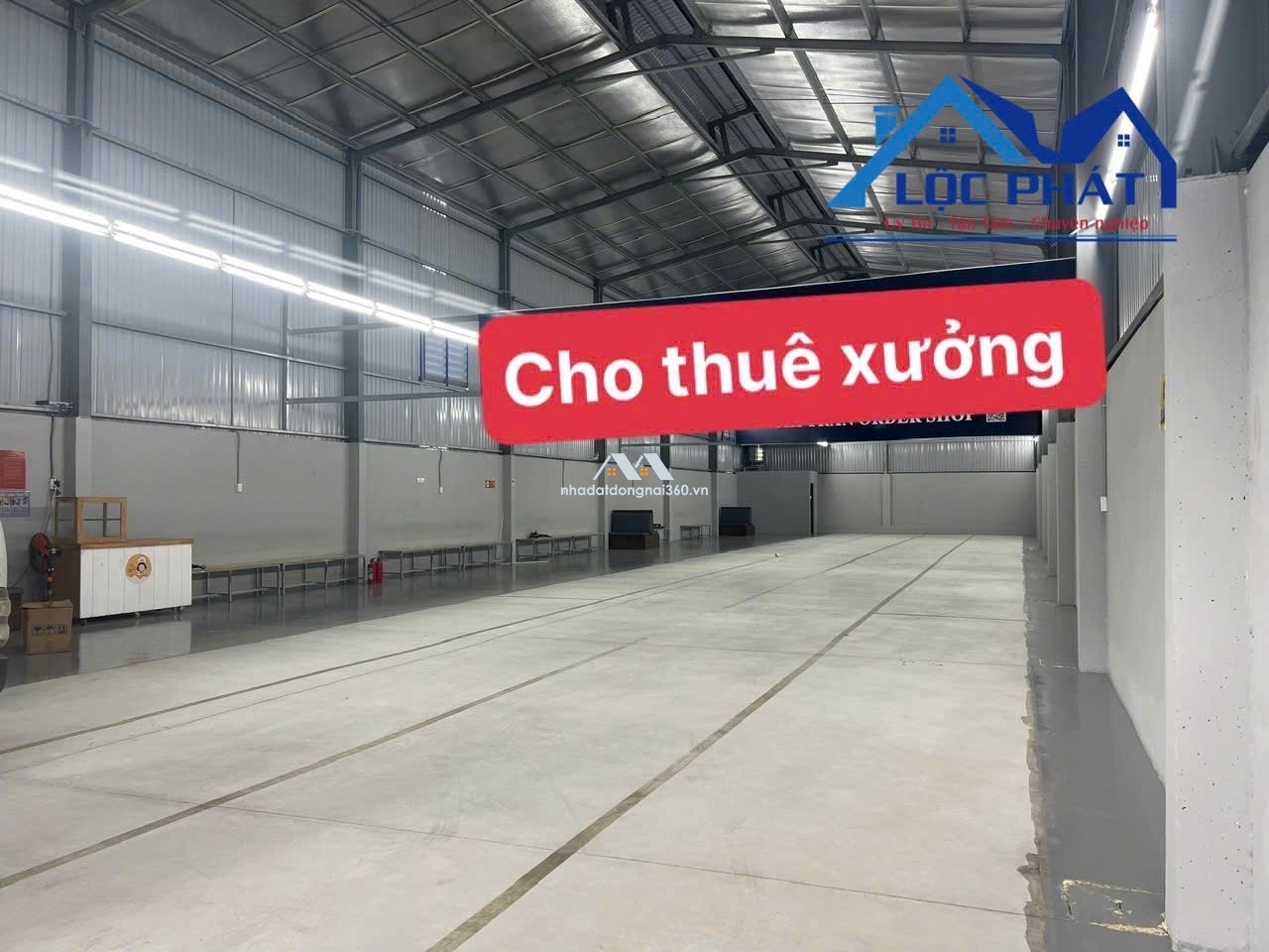 Cho thuê xưởng mới tinh 600m2 Trảng Dài Biên Hòa Đồng Nai, giá chỉ 24 triệu