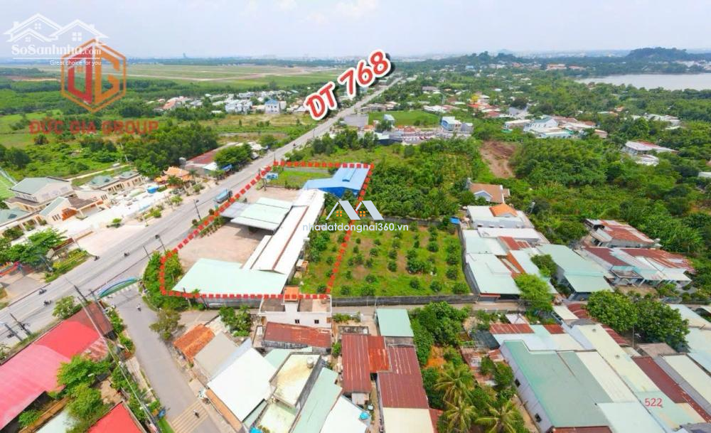 Bán cây xăng 4369m2 mặt tiền đường ĐT-768 xã Bình Hòa đang cho thuê 1.5 tỷ/năm giá 70 tỷ