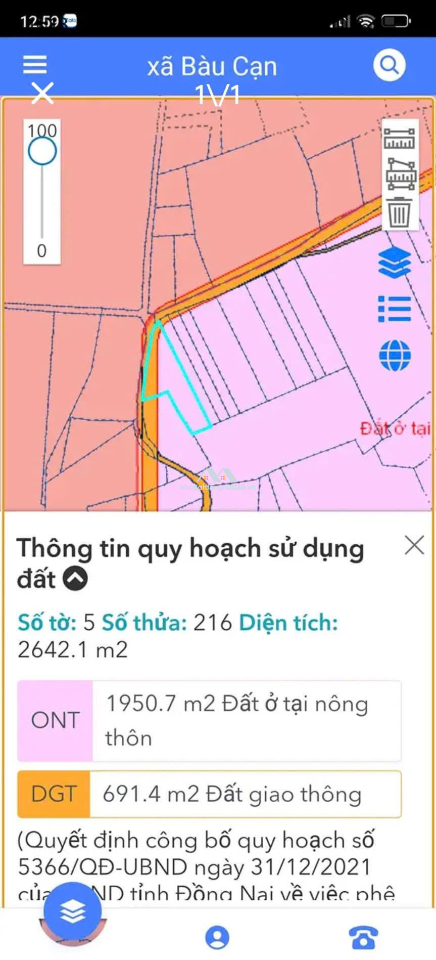 CẦN BÁN NHANH LÔ ĐẤT Tại Xã Bàu Cạn, Huyện Long Thành, Đồng Nai