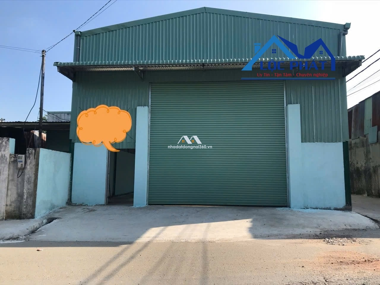 Cho thuê kho xưởng 360m2 giá 16 triệu. Trảng Dài-Biên Hòa-Đồng Nai