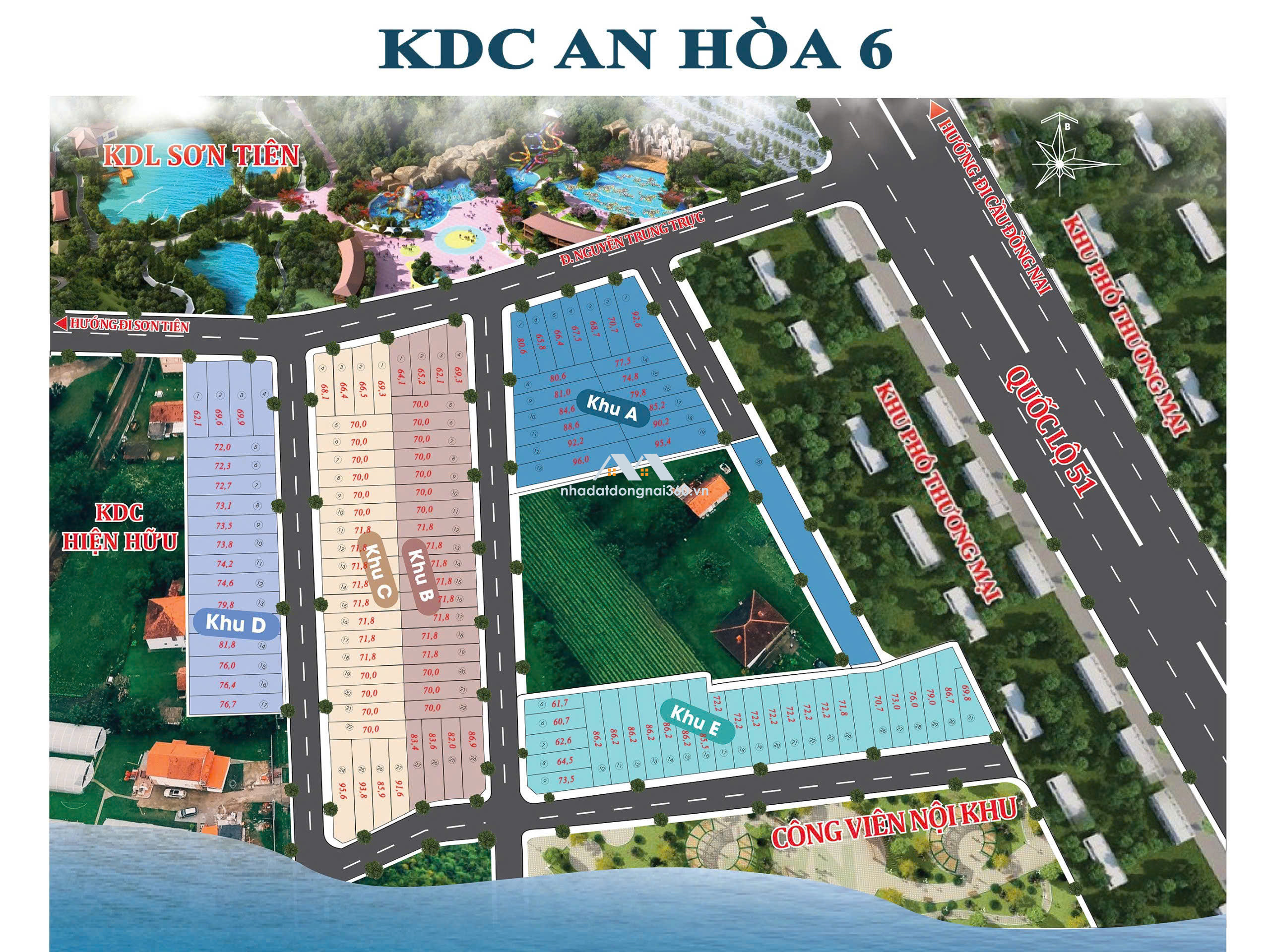 Đối diện KDL Sơn Tiên đất giá rẻ sẵn sổ
