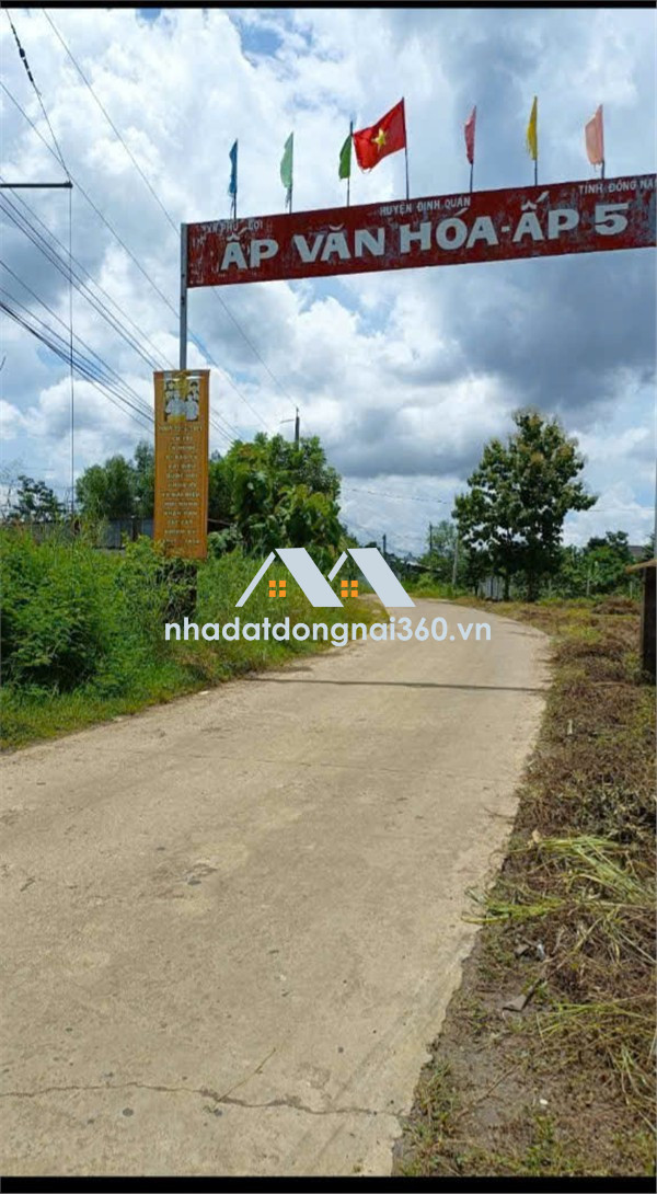 CHÍNH CHỦ CẦN BÁN LÔ ĐẤT ĐẸP TẠI PHÚ LỢI, ĐỊNH QUÁN, Đồng Nai – GIÁ TỐT, TIỀM NĂNG CAO!