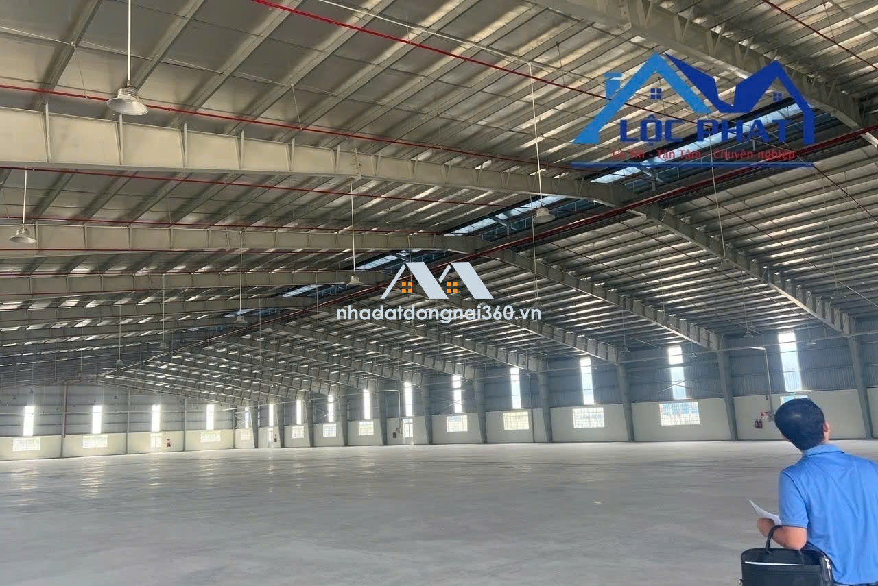 Cho thuê nhà xưởng 20.400m2 giá chỉ 1tỷ 200 triệu. KCN Nhơn Trạch-Đồng Nai