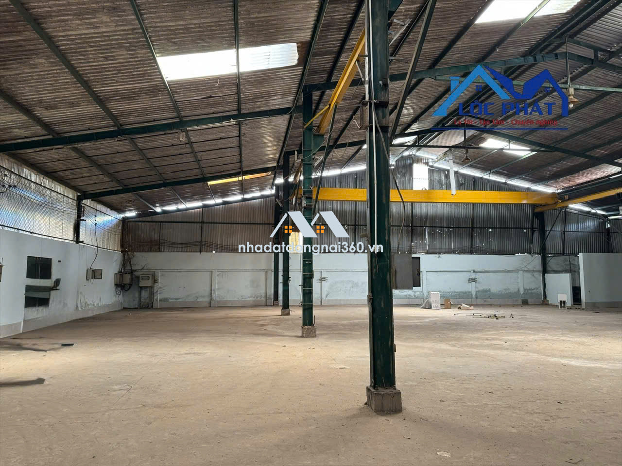 Cho thuê 1200m² kho xưởng gần KCN An Phước Long Thành, Đồng Nai giá 35tr/tháng