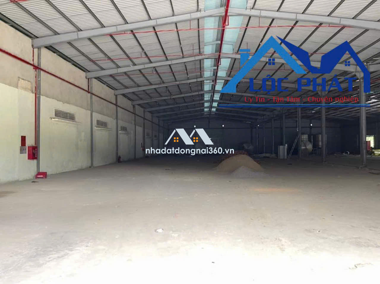 Cho thuê xưởng 1080m2 giá chỉ 85 triệu/tháng. KCN Biên Hòa-Đồng Nai