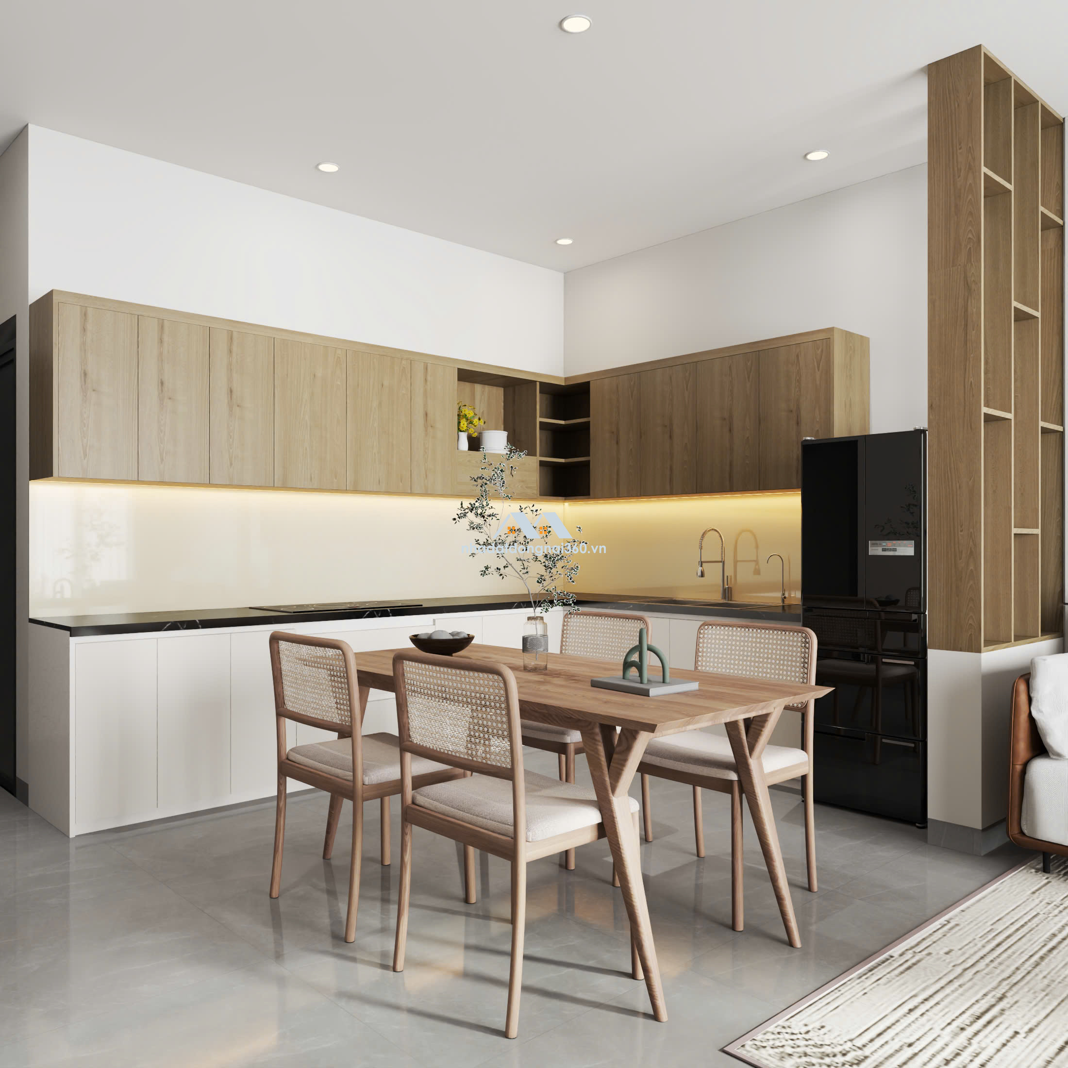 Căn nhà 1 trệt 1 lầu, SHR Thổ cư trên đường Long Chiến, Bình Lợi, Vĩnh Cửu
