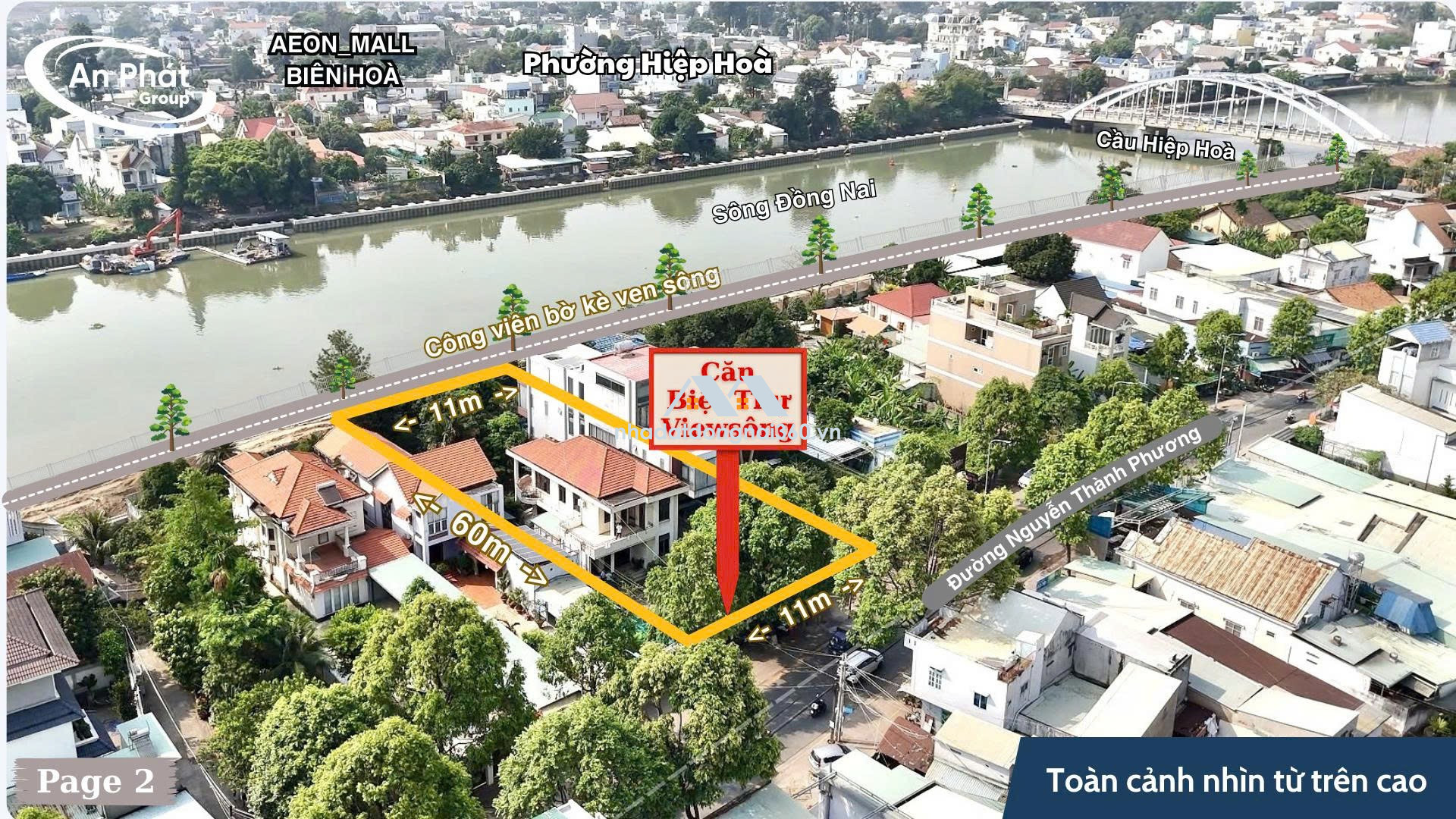 GIẢM GIÁ Bán Nhanh CĂN BIỆT THỰ VIEW SÔNG ĐỒNG NAI Từ 50 TỶ XUỐNG CÒN 46 TỶ