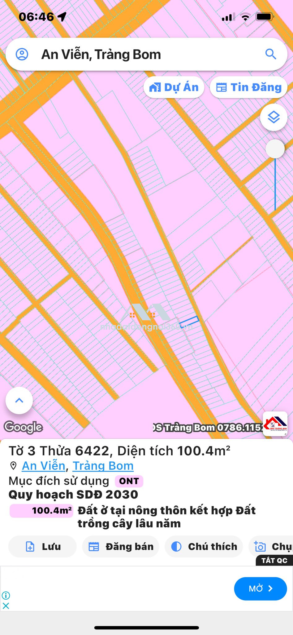 Bán đất ngay cổng KCN Giang Điền, 1 sẹc Trần Vĩnh Lộc, 1 tỷ 100m2