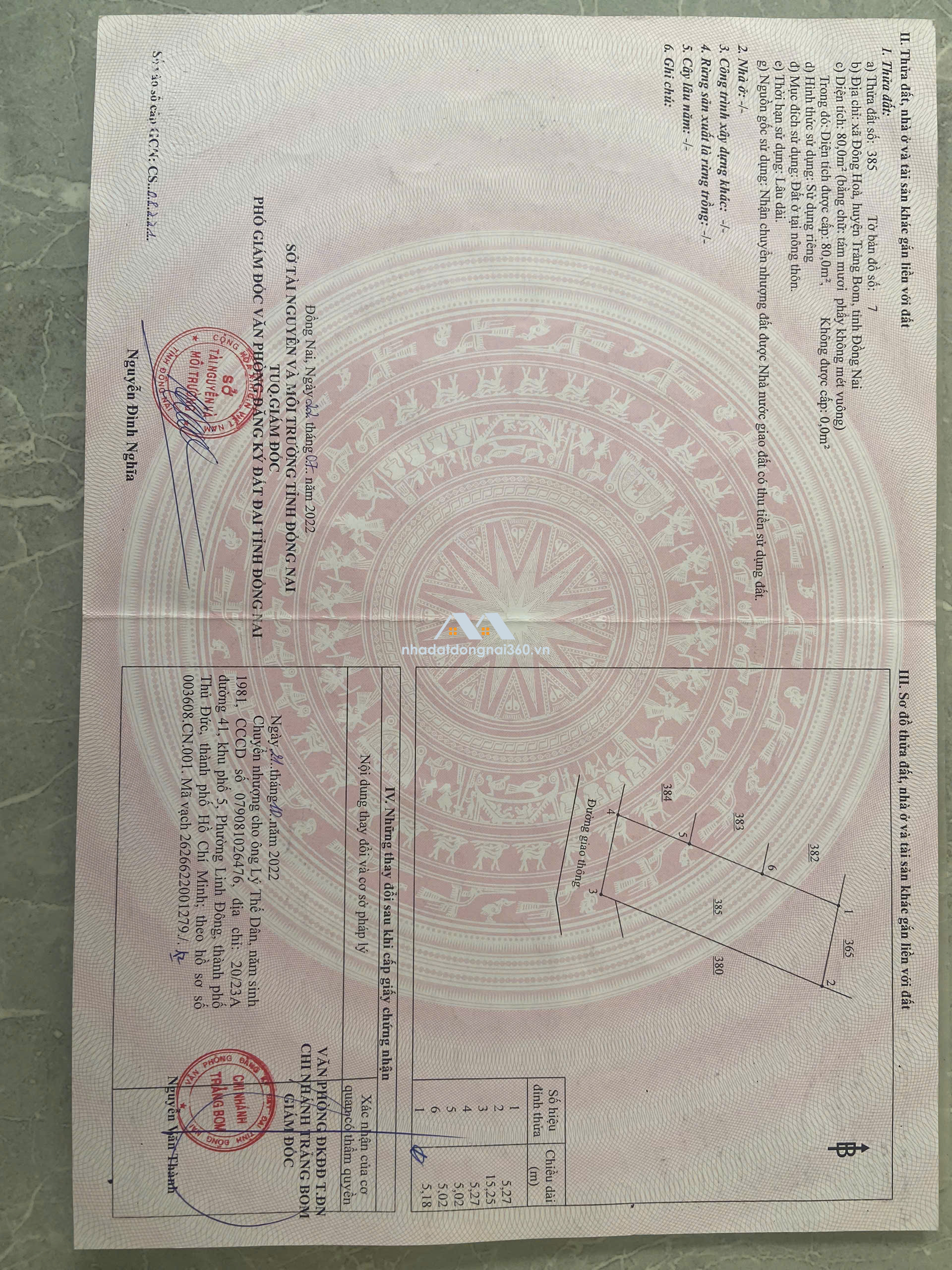 🌟 BÁN LÔ ĐẤT ĐẸP – ĐÔNG HÒA, TRẢNG BOM – GIÁ CHỈ 790 TRIỆU