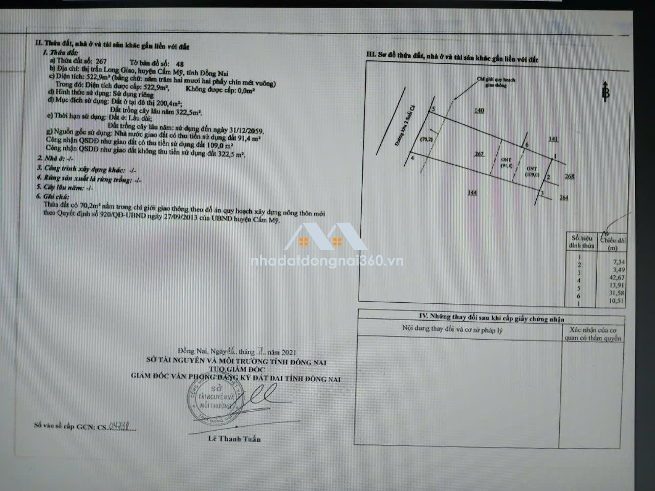 444m2 có 200m2 đất thổ cư, Hơn 13,5m Mặt tiền đường lớn, vỉa hè, cây xanh đầy đủ. Vị trí trung tâm