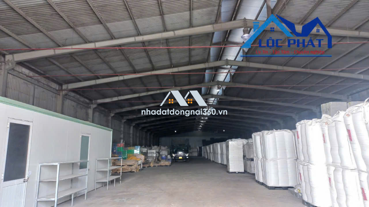 Cho thuê xưởng 1500m2 SKC xã Hố Nai 3, Trảng Bom, Đồng Nai 78tr