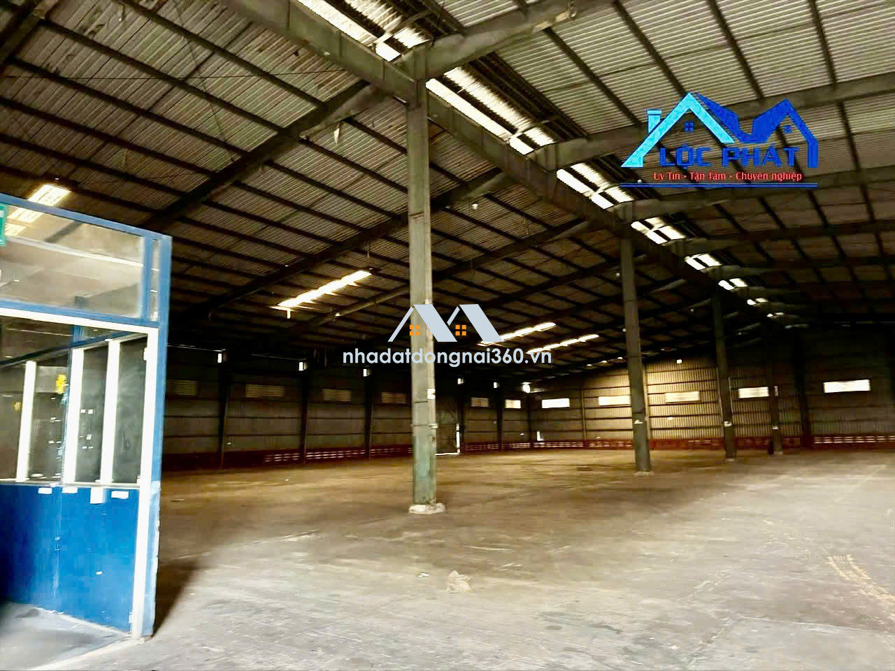 Cho thuê nhà xưởng 2.200m2 giá 110 triệu. gần KCN Biên Hòa-Đồng Nai