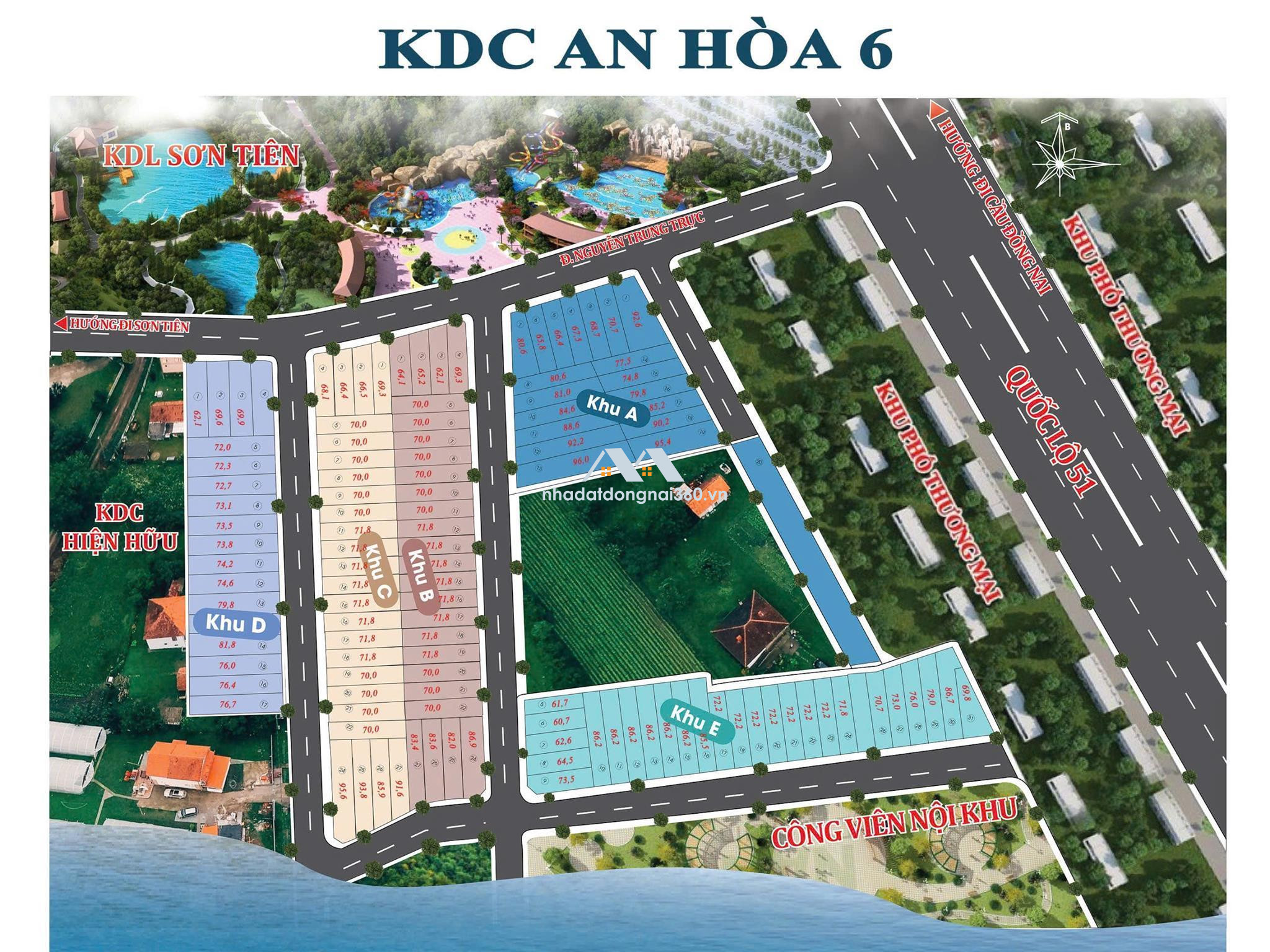 Bán đất tại Nguyễn Trung Trực, An Hòa, Biên Hòa, Đồng Nai, giá siêu hời 1.3xx