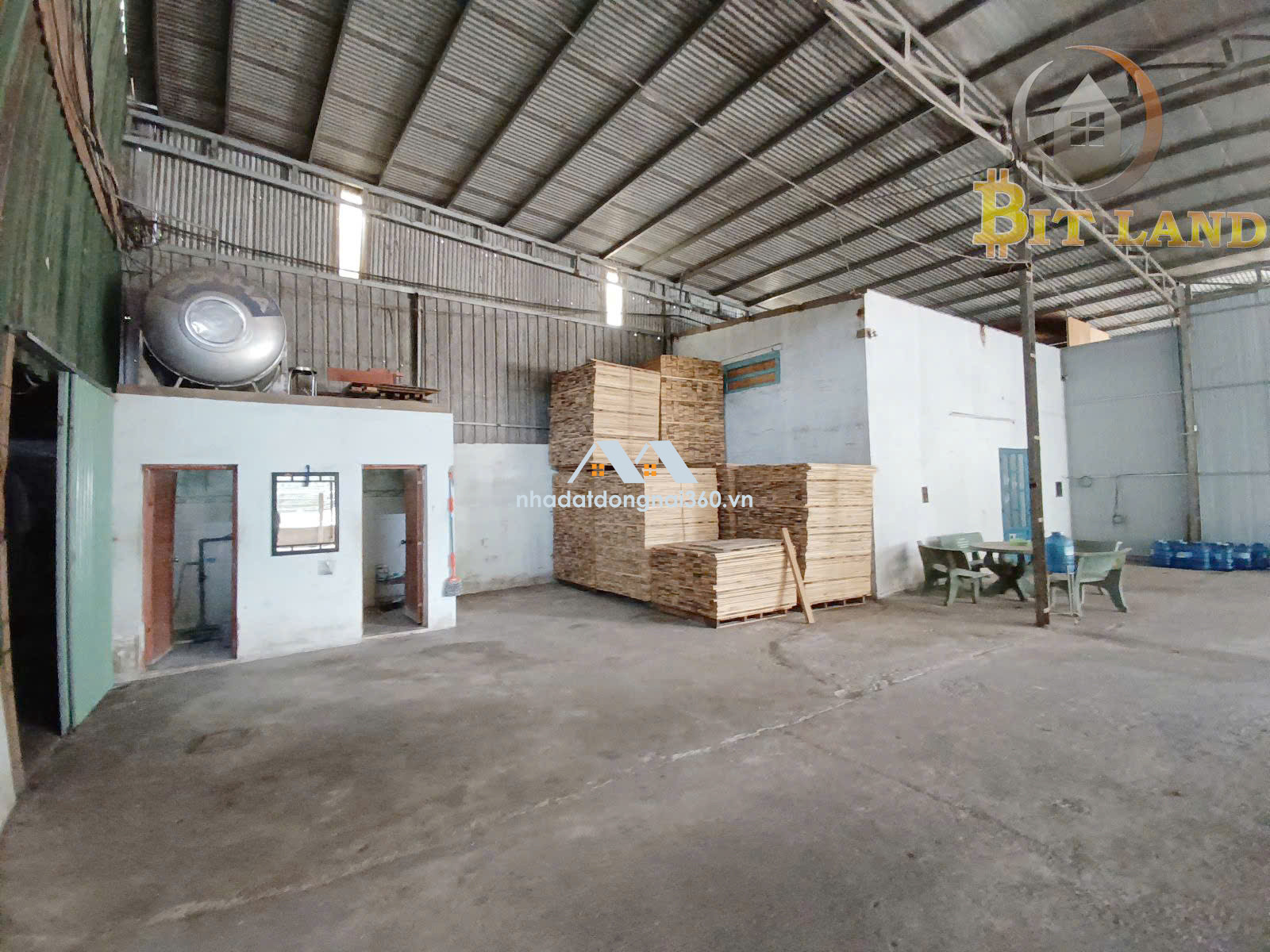 Cho thuê xưởng 1200m2 Bắc Sơn Trảng Bom, Đồng Nai có 216tr