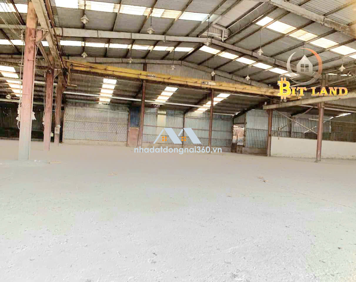 Cho thuê xưởng 2650m2 Có cẩu trục Phước Tân Biên Hòa Đồng Nai có 100tr