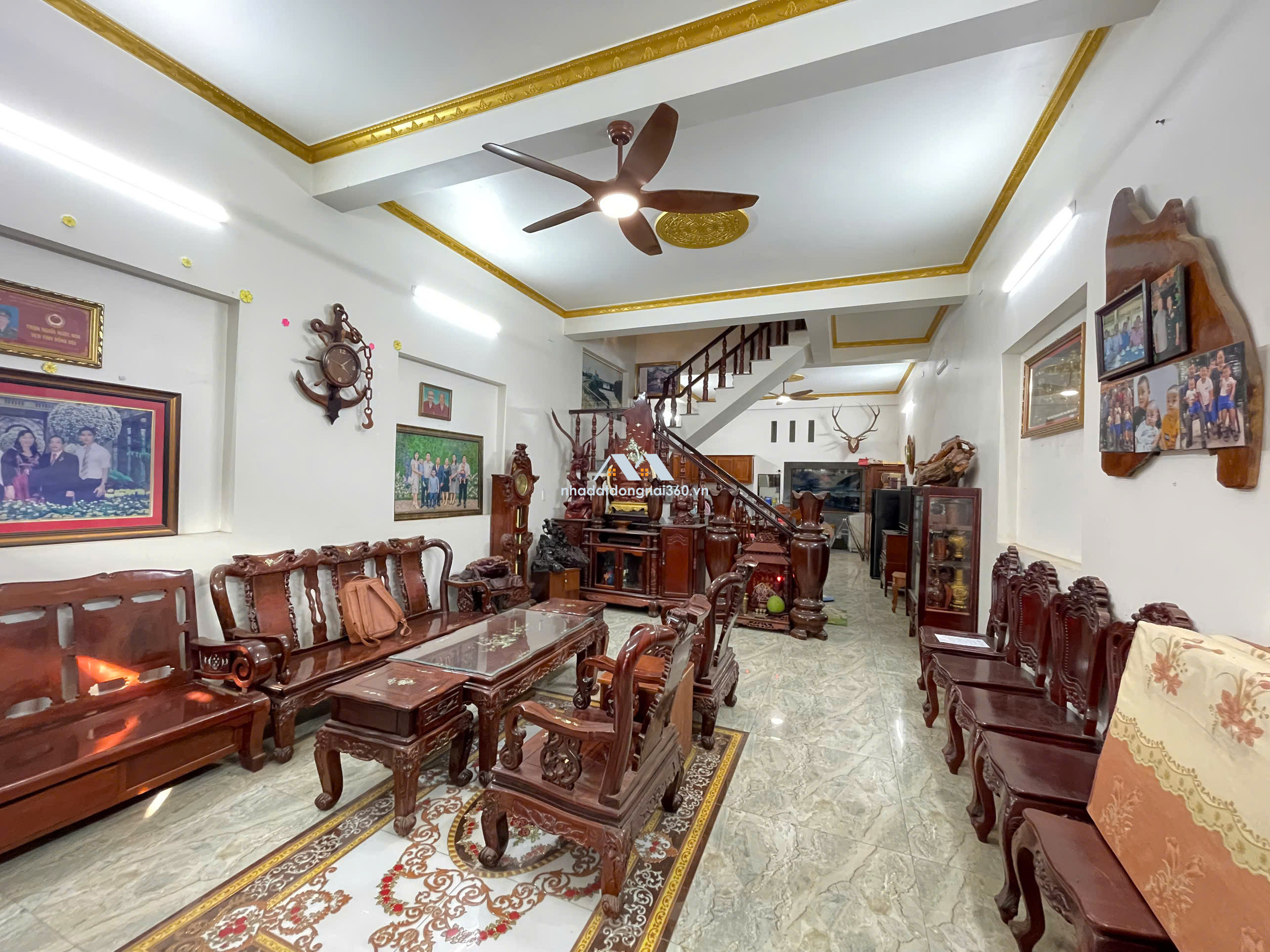 Bán nhà 3 tầng 218m2 mặt tiền Châu Văn Lồng TP Biên Hòa có 6,8 tỷ