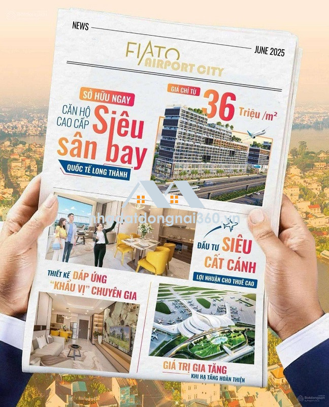 CƠ HỘI CHỈ CÓ 1-0-2 ĐỂ SỞ HỮU NGAY KHÔNG GIAN GIỐNG CHẤT LƯỢNG TẠI  CĂN HỘ CAO CẤP FIATO AIRPORT