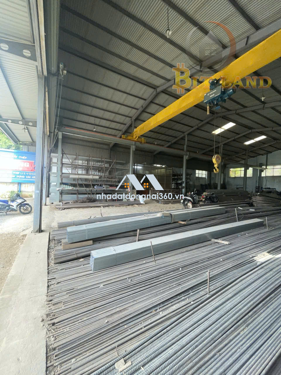 Cho Thuê Xưởng 1000m2 Cẩu trục 5T Mặt Tiền Võ Nguyên Giáp TP Biên Hòa có 40tr