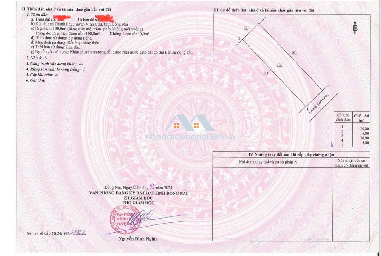 BÁN GẤP CĂN NHÀ PHỐ NỘI KHU LAVENDER - MỚI XÂY 100% - Xã Thạnh Phú, Huyện Vĩnh Cửu, Đồng Nai