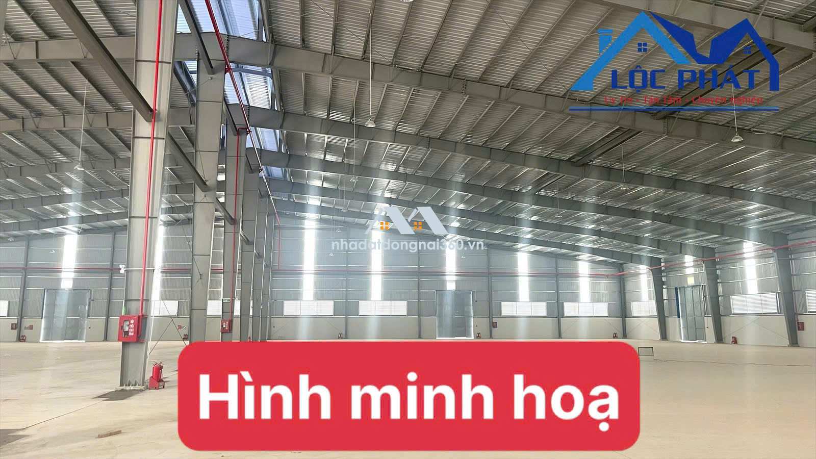 Cho thuê xưởng mới 100% KCN Nhơn Trạch, Đồng Nai 10.000m2