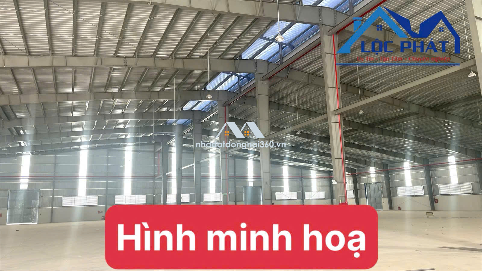 Cho thuê xưởng mới 100% KCN Nhơn Trạch, Đồng Nai 10.000m2
