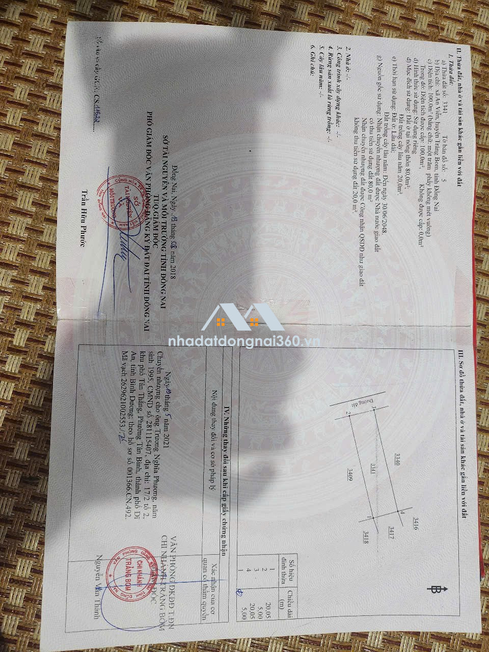 ĐẤT CHÍNH CHỦ - GIÁ TỐT - Vị Trí Ấp 4 Xã An Viễn, Huyện Trảng Bom, Tỉnh Đồng Nai