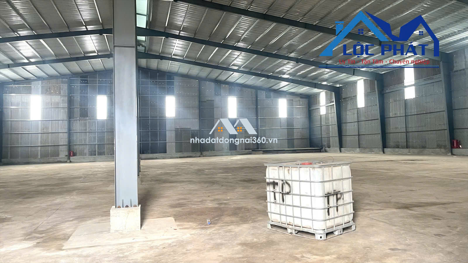 Cho thuê kho xưởng 2000m2 Phước Tân, TP Biên Hòa, Đồng Nai 120tr
