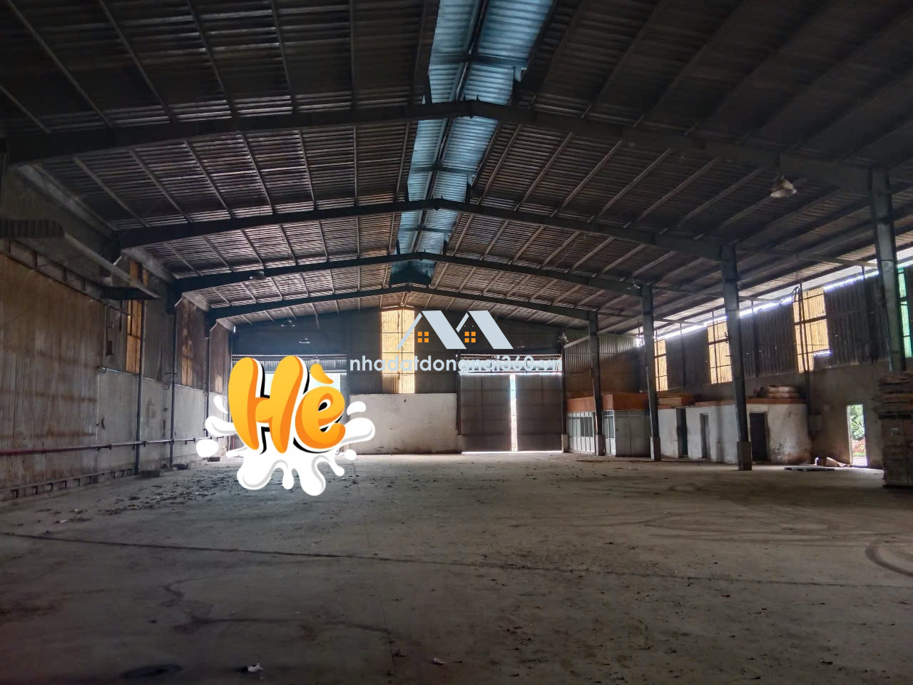 Cho thuê xưởng sản xuất 1600m2 Cụm Công Nghiệp Biên Hòa Đồng Nai có 64tr