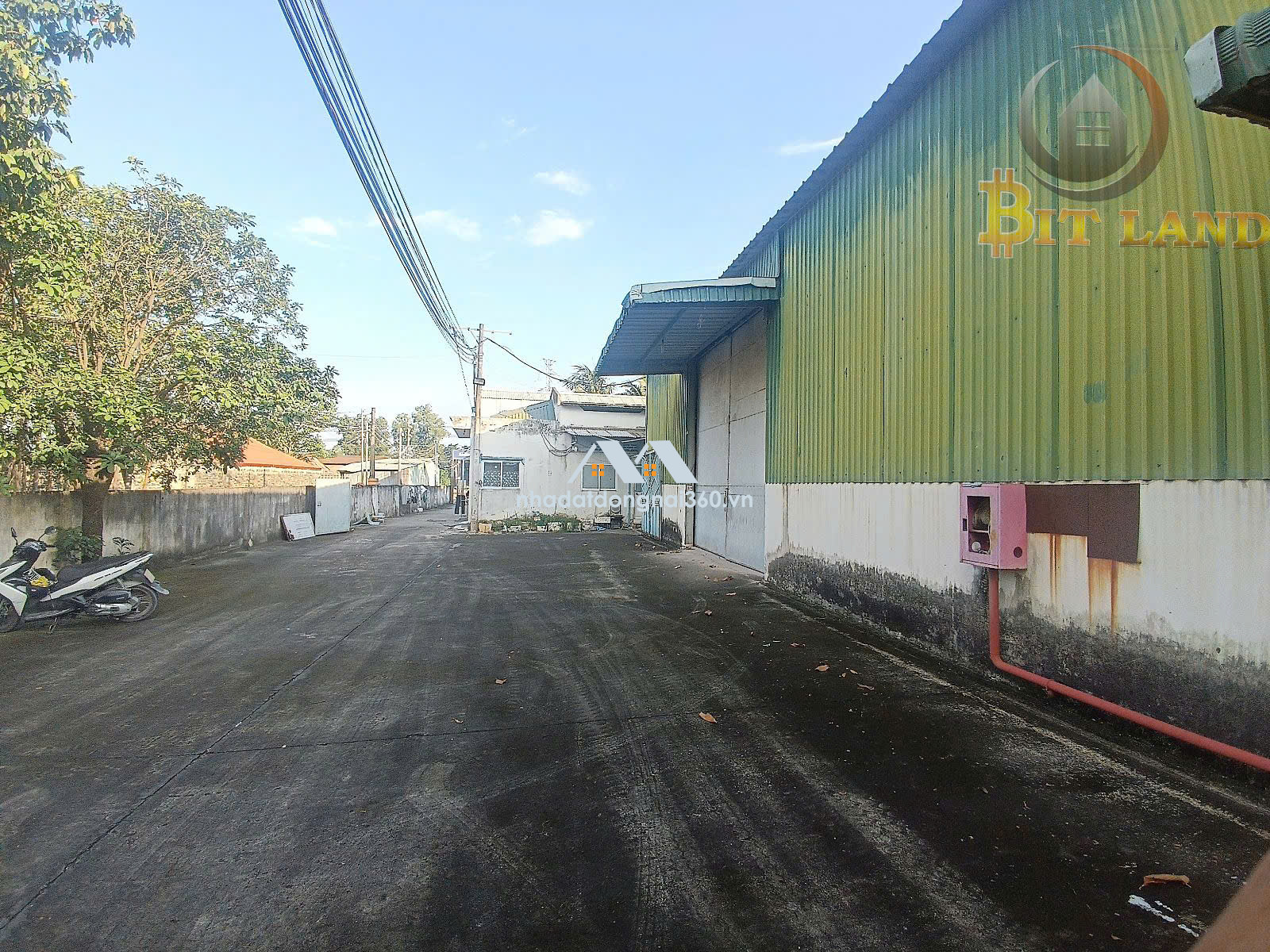 Cho thuê xưởng 1400m2 Thạnh Phú đường xe container Đồng Nai có 68tr