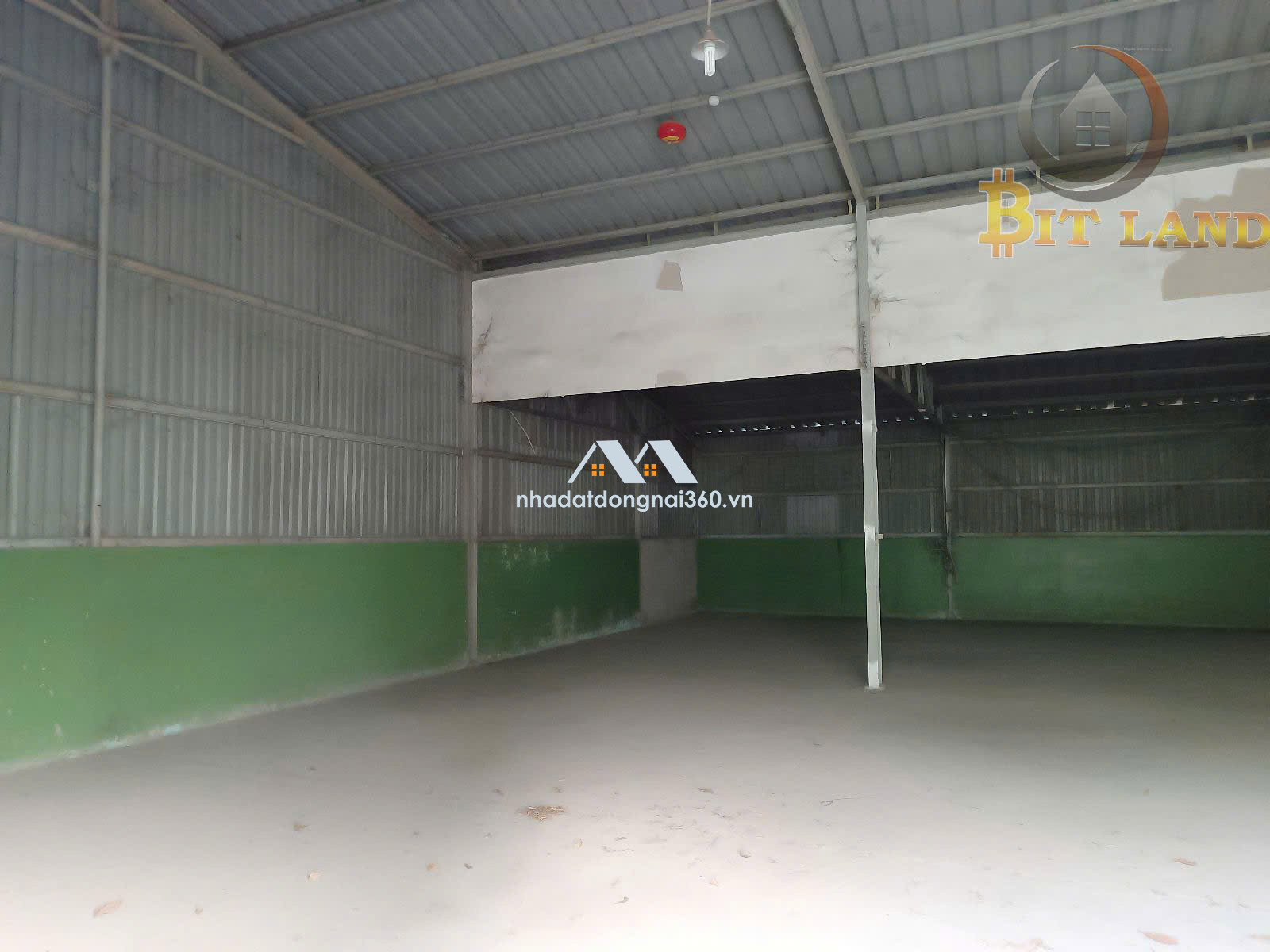Cho thuê xưởng 1400m2 Thạnh Phú đường xe container Đồng Nai có 68tr